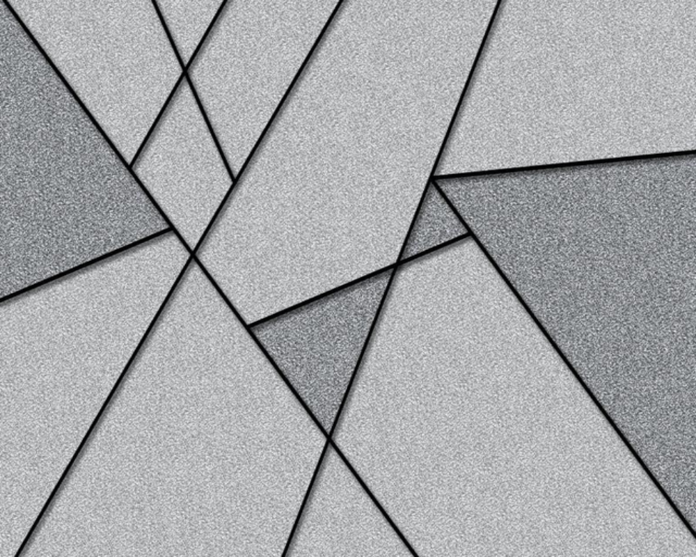 3D Wallpaper Modern Geometric Lines